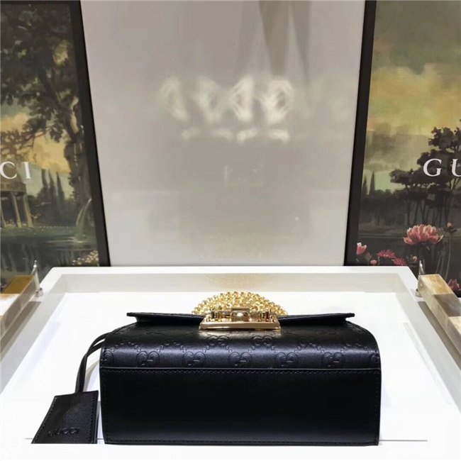 Gucci Padlock Small GG Supreme Canvas/Leather Shoulder Bag (Varied Colors) - Image 24