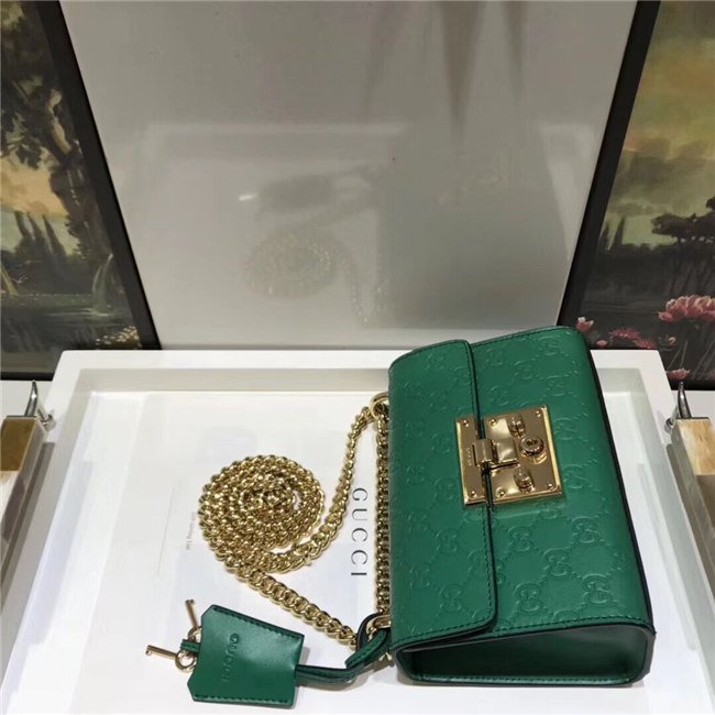 Gucci Padlock Small GG Supreme Canvas/Leather Shoulder Bag (Varied Colors) - Image 33