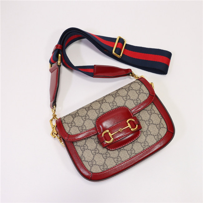 Gucci Horsebit 1955 Mini Bag GG Supreme Canvas 658574 (Varied Colors) - Image 15