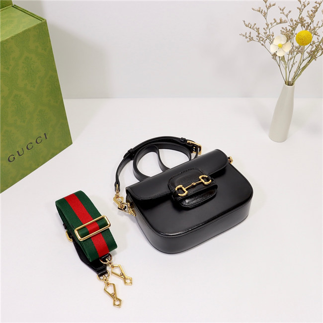 Gucci Horsebit 1955 Mini Bag Leather 658574 (Varied Colors) - Image 13