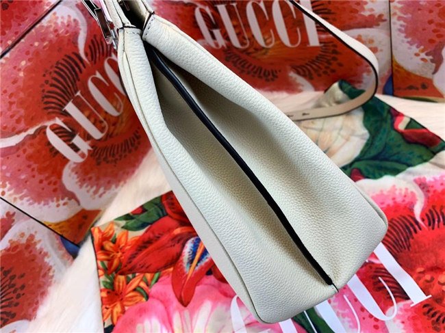 Gucci Zumi Grainy Leather Medium Top Handle Bag (Varied Colors) - Image 31