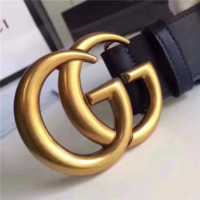 Gucci Wide Leather Belt with Double G Buckle (Varied Colors) 2015 Re-Edition - Image 112