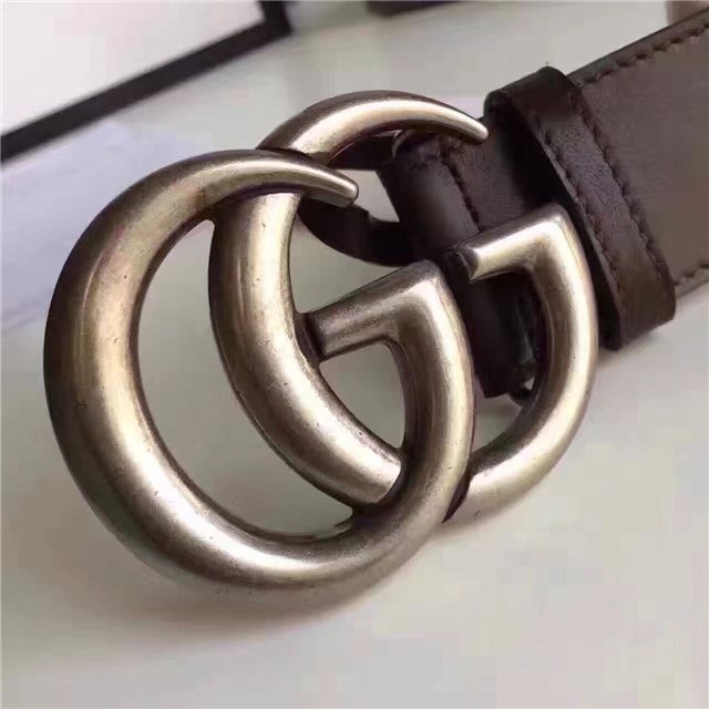 Gucci Wide Leather Belt with Double G Buckle (Varied Colors) 2015 Re-Edition - Image 130