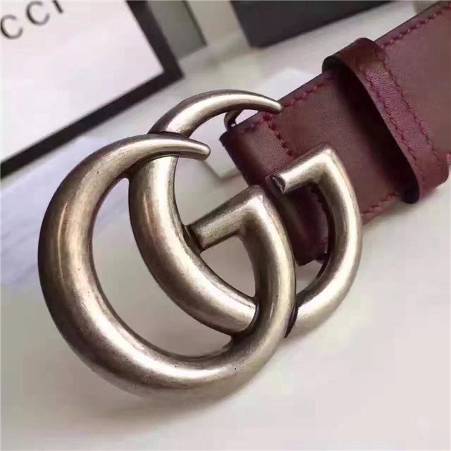 Gucci Wide Leather Belt with Double G Buckle (Varied Colors) 2015 Re-Edition - Image 157