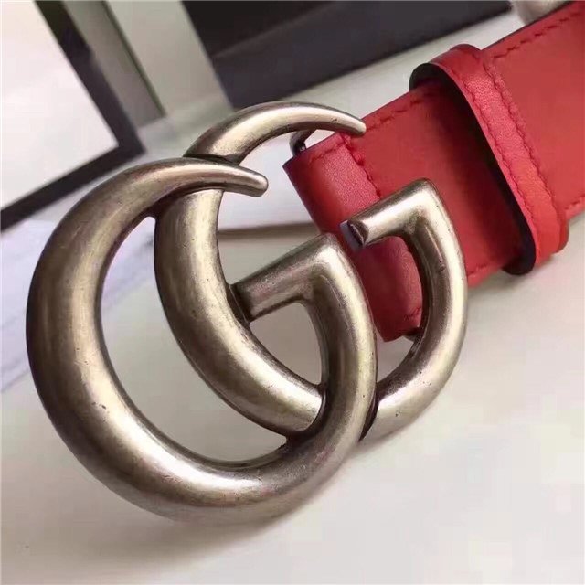 Gucci Wide Leather Belt with Double G Buckle (Varied Colors) 2015 Re-Edition - Image 175