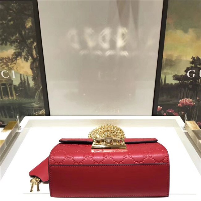 Gucci Padlock Small GG Supreme Canvas/Leather Shoulder Bag (Varied Colors) - Image 44