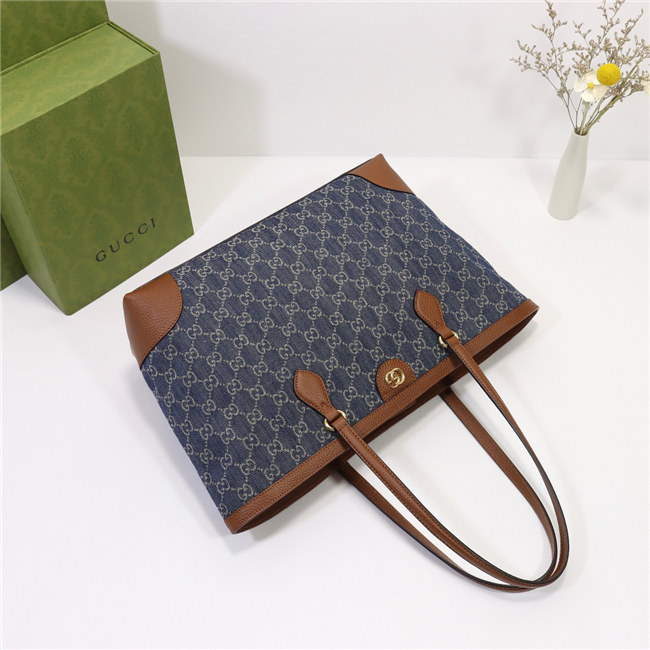 Gucci Ophidia Medium Tote With Web (Varied Colors) - Image 4