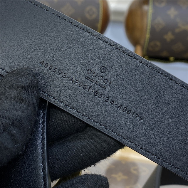 Gucci Wide Leather Belt with Double G Buckle (Varied Colors) 2015 Re-Edition - Image 9
