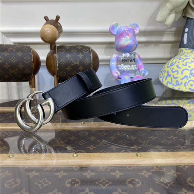 Gucci Wide Leather Belt with Double G Buckle (Varied Colors) 2015 Re-Edition - Image 11