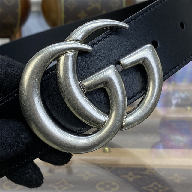 Gucci Wide Leather Belt with Double G Buckle (Varied Colors) 2015 Re-Edition - Image 13