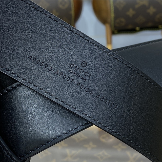 Gucci Wide Leather Belt with Double G Buckle (Varied Colors) 2015 Re-Edition - Image 17