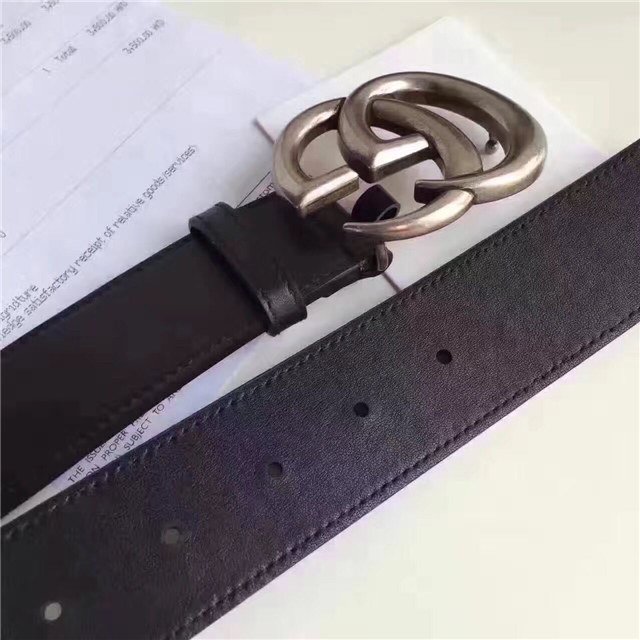 Gucci Wide Leather Belt with Double G Buckle (Varied Colors) 2015 Re-Edition - Image 104