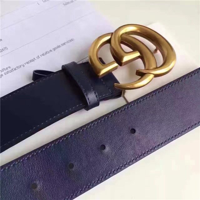 Gucci Wide Leather Belt with Double G Buckle (Varied Colors) 2015 Re-Edition - Image 113