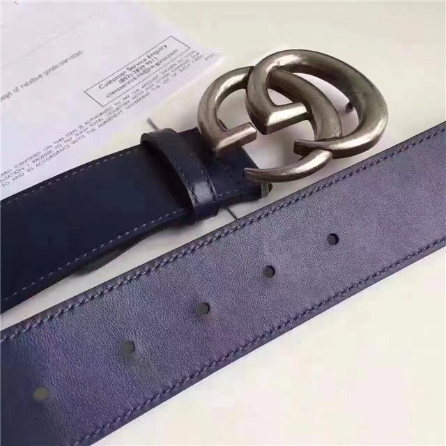 Gucci Wide Leather Belt with Double G Buckle (Varied Colors) 2015 Re-Edition - Image 122