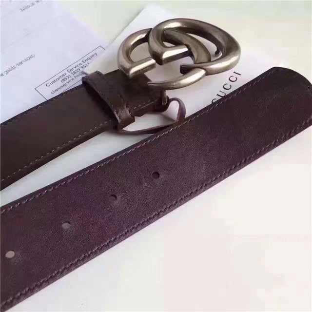 Gucci Wide Leather Belt with Double G Buckle (Varied Colors) 2015 Re-Edition - Image 131