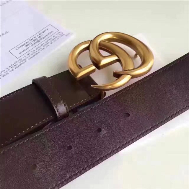Gucci Wide Leather Belt with Double G Buckle (Varied Colors) 2015 Re-Edition - Image 140