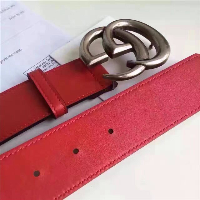 Gucci Wide Leather Belt with Double G Buckle (Varied Colors) 2015 Re-Edition - Image 176