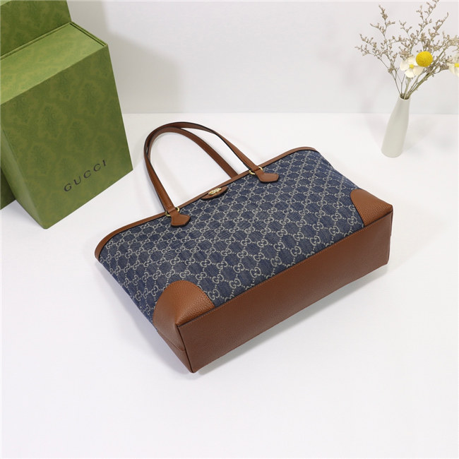 Gucci Ophidia Medium Tote With Web (Varied Colors) - Image 5