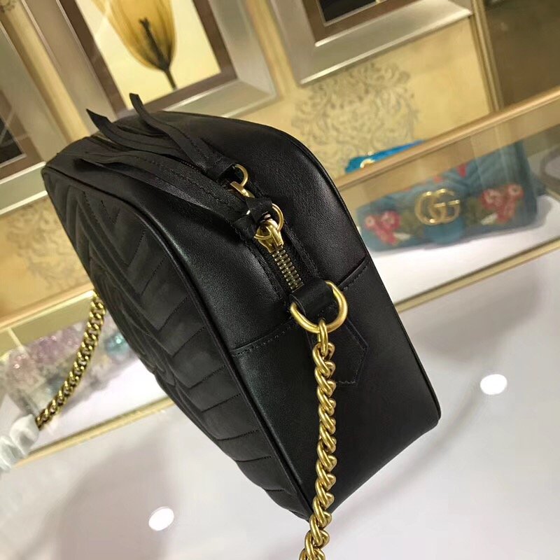 Gucci GG Marmont Medium Matelasse Shoulder Bag - Image 5