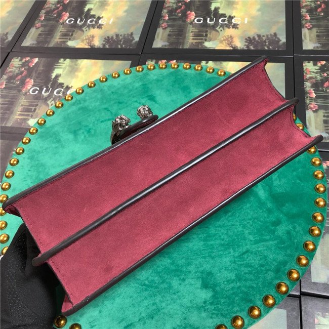 Gucci Dionysus Medium Shoulder Bag Blooms Print with Wine Suede - Image 6