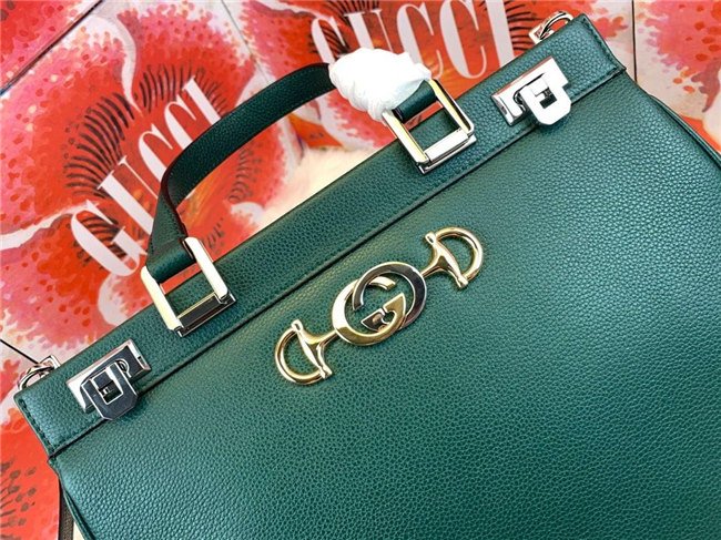 Gucci Zumi Grainy Leather Medium Top Handle Bag (Varied Colors) - Image 24