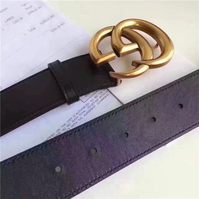 Gucci Wide Leather Belt with Double G Buckle (Varied Colors) 2015 Re-Edition - Image 96