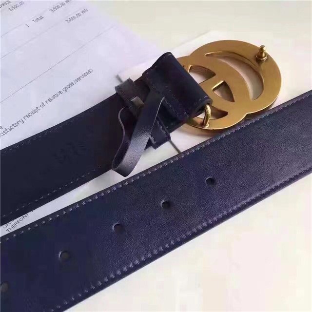 Gucci Wide Leather Belt with Double G Buckle (Varied Colors) 2015 Re-Edition - Image 114