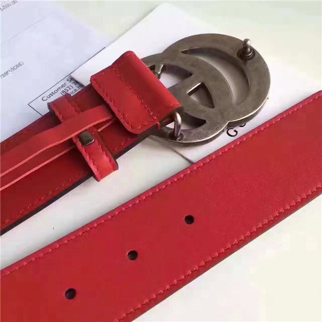 Gucci Wide Leather Belt with Double G Buckle (Varied Colors) 2015 Re-Edition - Image 177