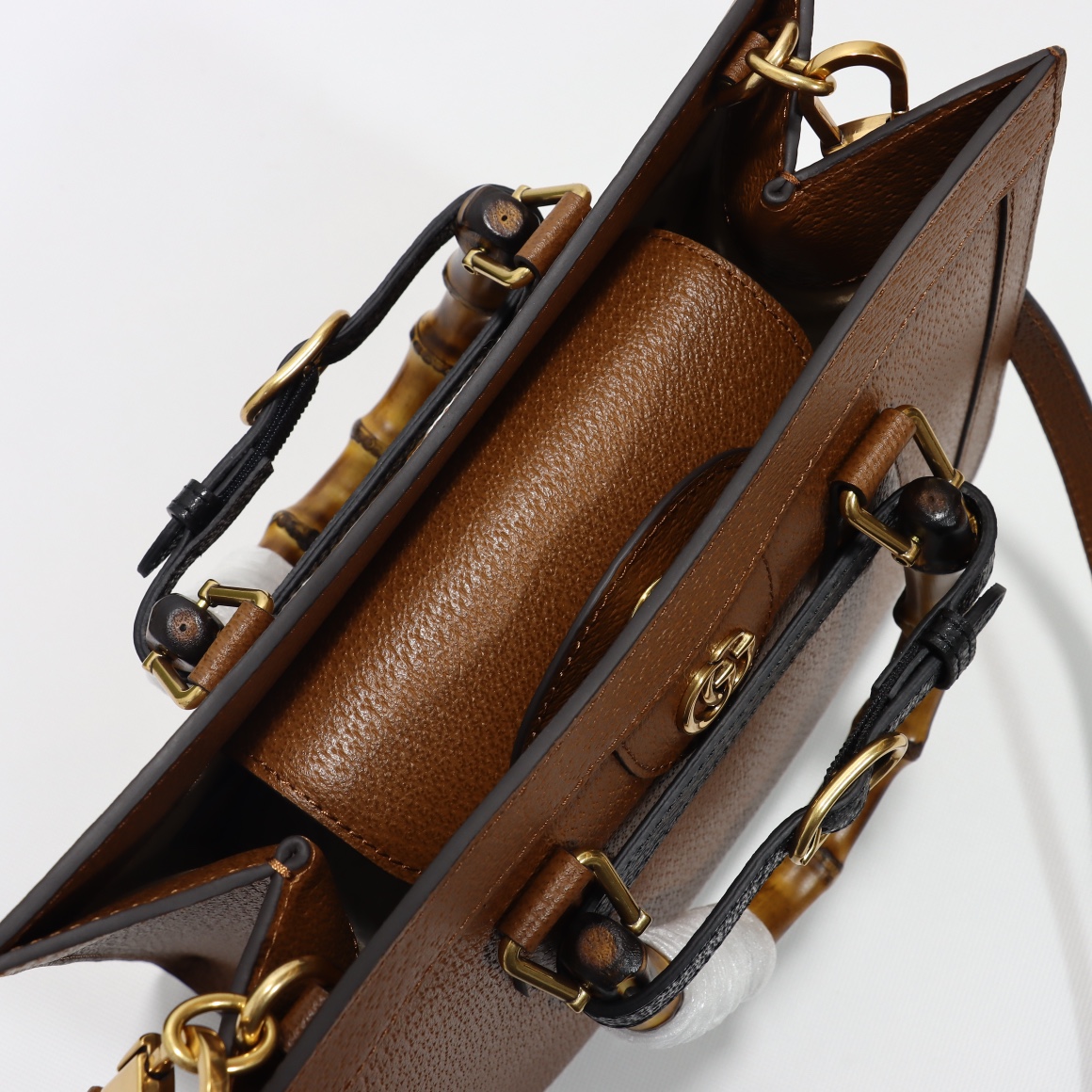 Gucci Diana Small Tote Bag (Brown) - Image 5