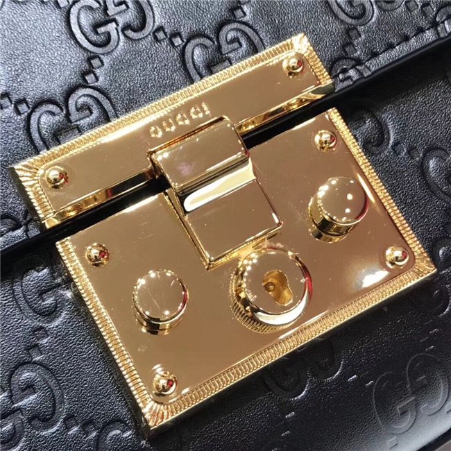 Gucci Padlock Small GG Supreme Canvas/Leather Shoulder Bag (Varied Colors) - Image 27