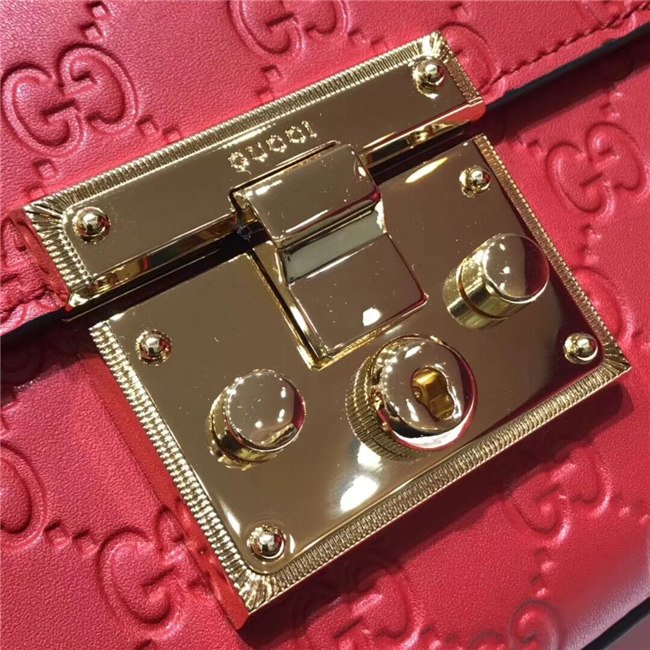 Gucci Padlock Small GG Supreme Canvas/Leather Shoulder Bag (Varied Colors) - Image 46