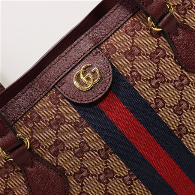 Gucci Ophidia Medium Tote With Web (Varied Colors) - Image 15