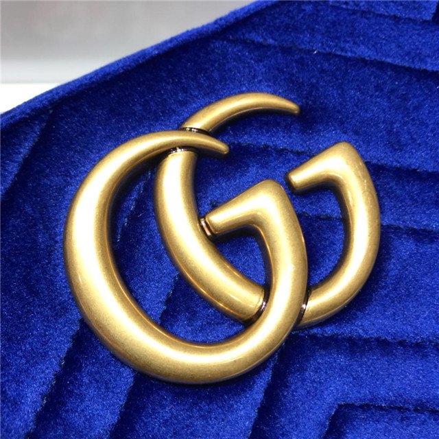 Gucci GG Marmont Matelasse Medium Shoulder Velvet Bag (Varied Colors) - Image 16