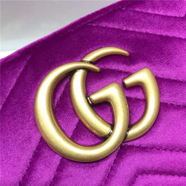 Gucci GG Marmont Matelasse Medium Shoulder Velvet Bag (Varied Colors) - Image 26