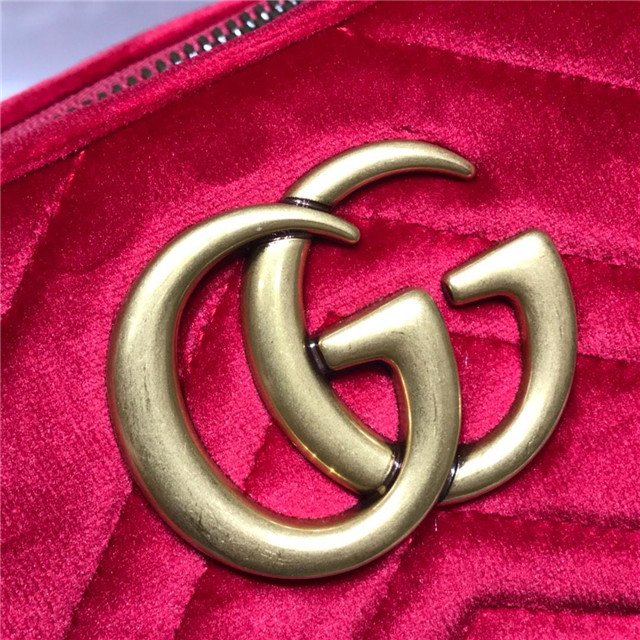 Gucci GG Marmont Matelasse Medium Shoulder Velvet Bag (Varied Colors) - Image 36