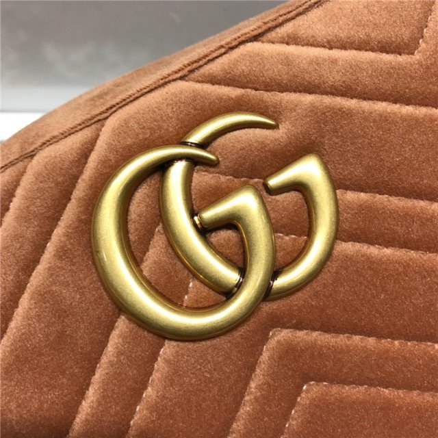 Gucci GG Marmont Matelasse Medium Shoulder Velvet Bag (Varied Colors) - Image 46