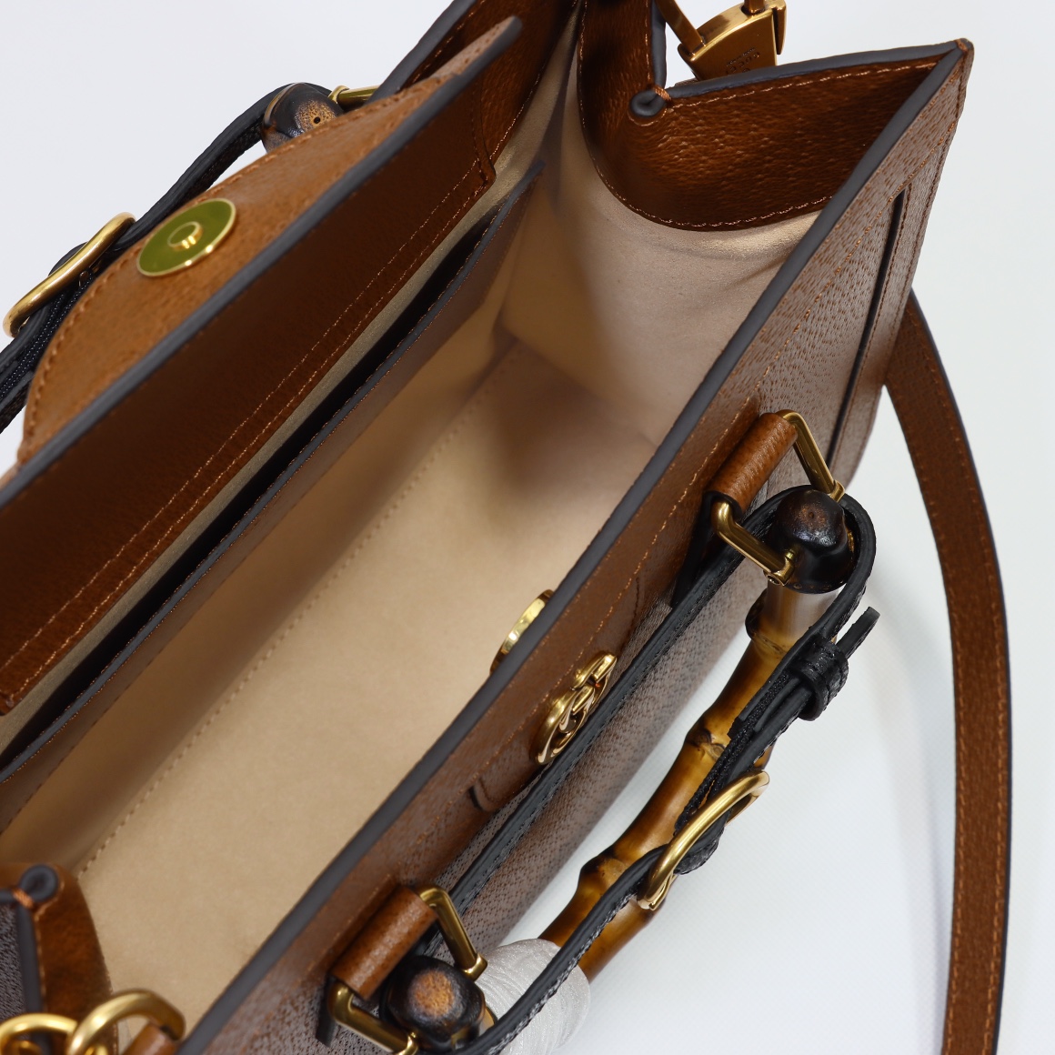 Gucci Diana Small Tote Bag (Brown) - Image 6