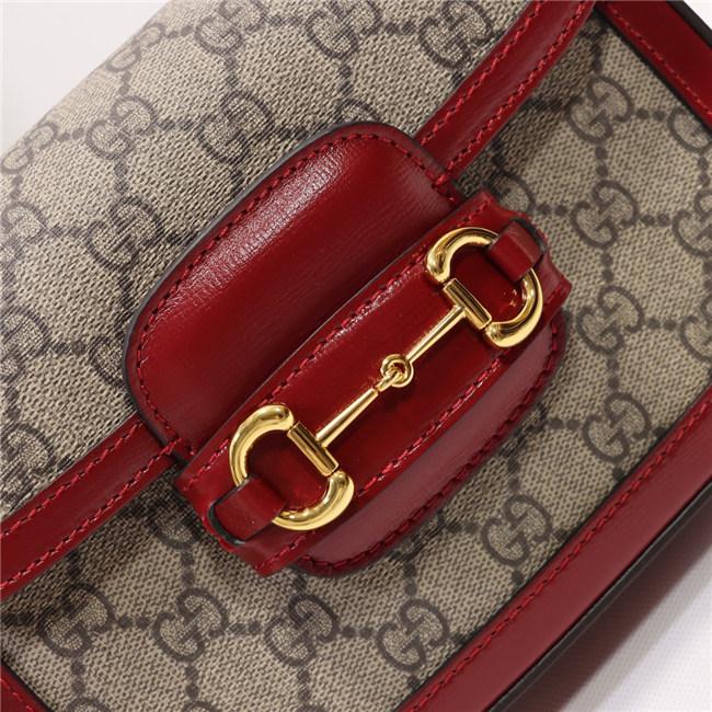 Gucci Horsebit 1955 Mini Bag GG Supreme Canvas 658574 (Varied Colors) - Image 19