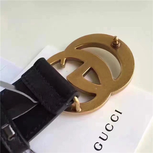 Gucci Wide Leather Belt with Double G Buckle (Varied Colors) 2015 Re-Edition - Image 98