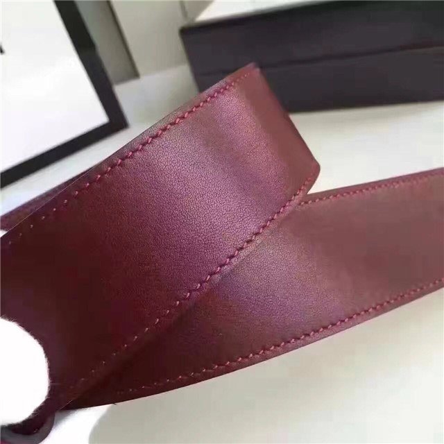 Gucci Wide Leather Belt with Double G Buckle (Varied Colors) 2015 Re-Edition - Image 161
