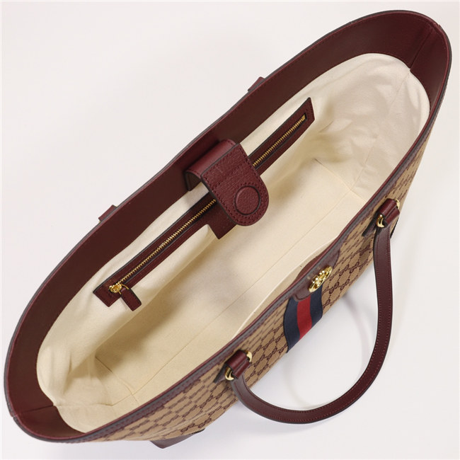Gucci Ophidia Medium Tote With Web (Varied Colors) - Image 17