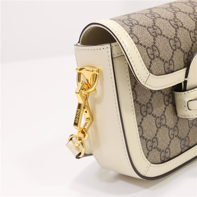 Gucci Horsebit 1955 Mini Bag GG Supreme Canvas 658574 (Varied Colors) - Image 29