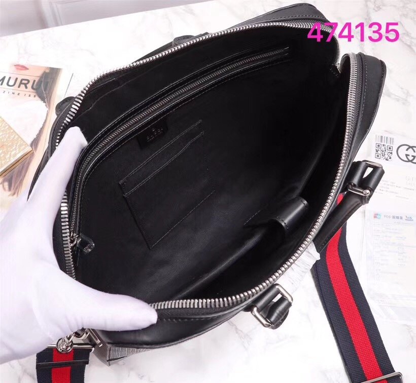 Gucci GG Black Briefcase - Image 8