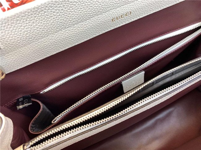 Gucci Zumi Grainy Leather Medium Top Handle Bag (Varied Colors) - Image 36