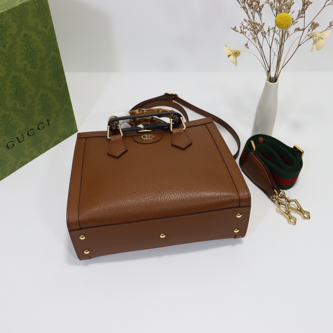 Gucci Diana Small Tote Bag (Brown) - Image 8