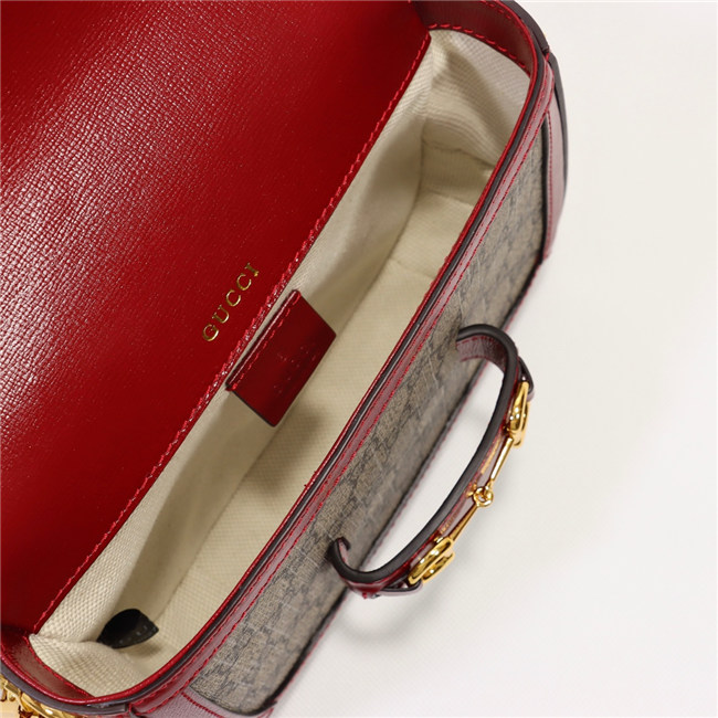 Gucci Horsebit 1955 Mini Bag GG Supreme Canvas 658574 (Varied Colors) - Image 21