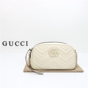 GG Marmont Small Shoulder Bag 447632 WhiteWhite-1.jpg
