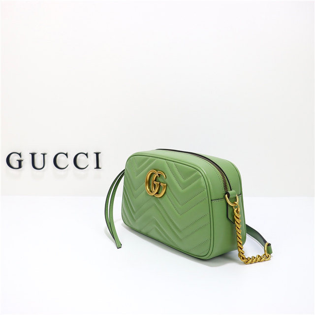 GG Marmont Small shoulder bag 447632 Green-2.jpg