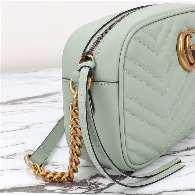 GG Marmont Small shoulder bag 447632 Pale Green-5.jpg