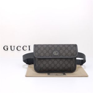 Ophidia GG Small Belt Bag 752597 Grey-1.jpg